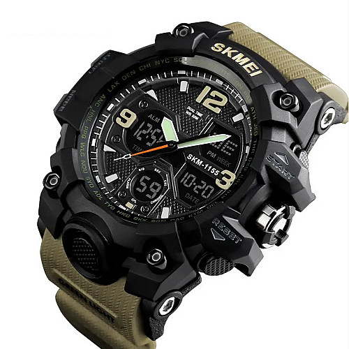 Мужские часы Skmei Hamlet 1155 Хаки