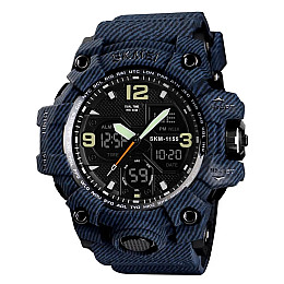 Часы мужские Skmei Hamlet 1155 Синий джинс