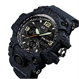 Мужские часы Skmei Hamlet 1155 Темный джинс