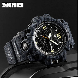 Мужские часы Skmei Hamlet 1155 Темный джинс