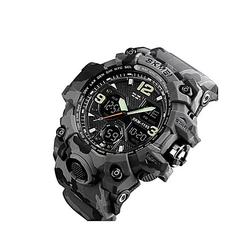 Мужские часы Skmei Hamlet 1155 Серый камуфляж