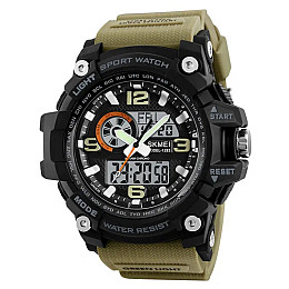 Мужские часы Skmei Disel 1283 Хаки