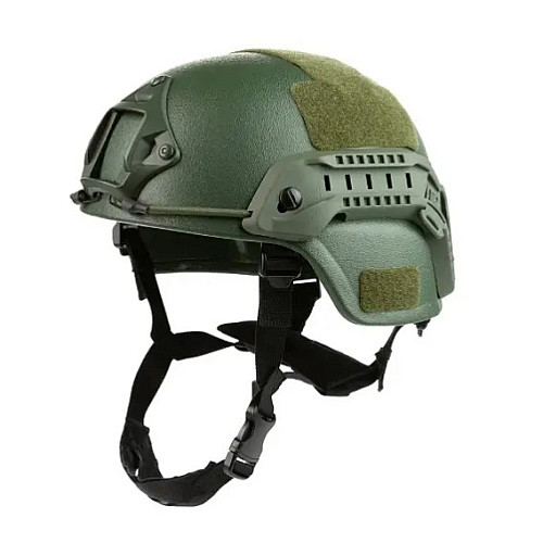Кевларовий балистичний шолом MICH 2000 NIJ IIIA Універсальний Оливковий