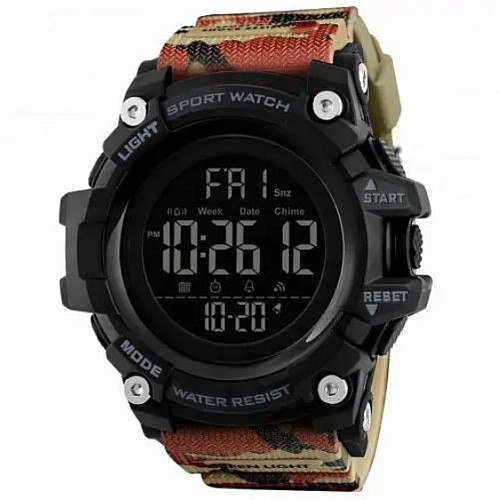 Чоловічі спортивні годинники Skmei 1384 Камуфляж