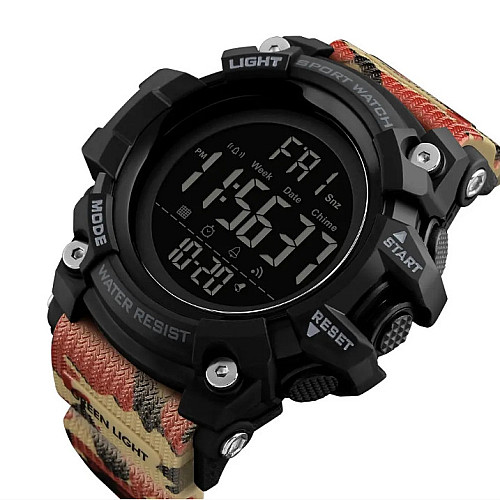 Чоловічі спортивні годинники Skmei 1384 Камуфляж