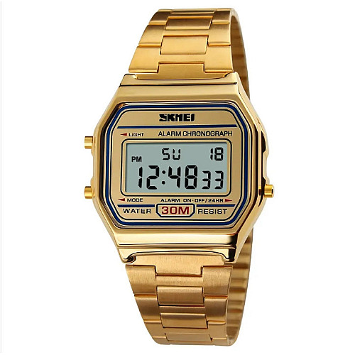 Наручные мужские часы Skmei 1123 Золотистый