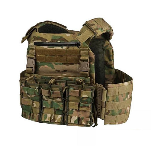 Плитоноска без плит з швидкознімною системою No Brand One Size Мультикам (1710135987)