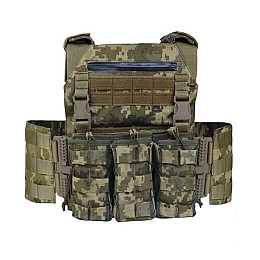 Плитоноска без плит з швидкознімною системою No Brand One Size Піксель (1710136591)