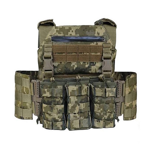 Плитоноска без плит з швидкознімною системою No Brand One Size Піксель (1710136591)