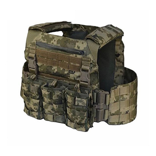 Плитоноска без плит з швидкознімною системою No Brand One Size Піксель (1710136591)