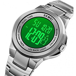 Часы наручные мужские Skmei 1712 Серебристый