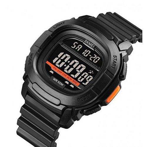 Чоловічі спортивні годинники Skmei 1657 Чорний