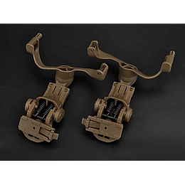 Универсальный адаптер для крепления активной гарнитуры на рельсы шлема OPS Core Песочный