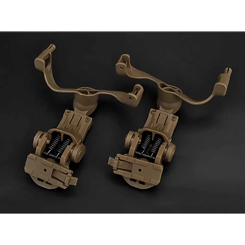 Универсальный адаптер для крепления активной гарнитуры на рельсы шлема OPS Core Песочный