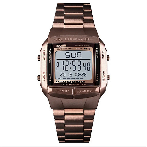 Спортивні годинники Skmei Illuminator Темний кави