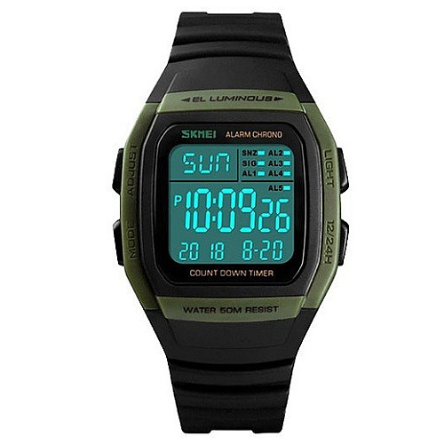 Чоловічі спортивні годинники Skmei 1278 Зелений
