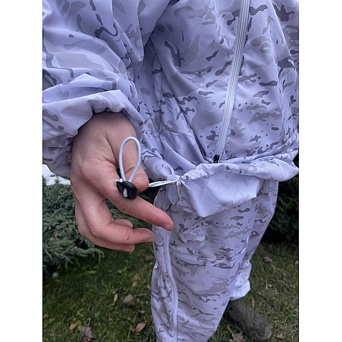 Костюм тактичний маскувальний No Brand 52-62 Білий мультикам (1721904705)