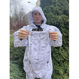 Костюм тактичний маскувальний No Brand 52-62 Білий мультикам (1721904705)