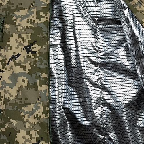 Куртка мужская No Brand SoftShell Max-Heat ММ-14 Камуфляж XXL (2047882970)