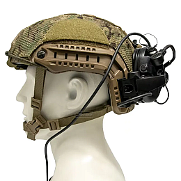 Тактические активные наушники с микрофоном EARMOR M32X Mark3 Черный (2055717662)