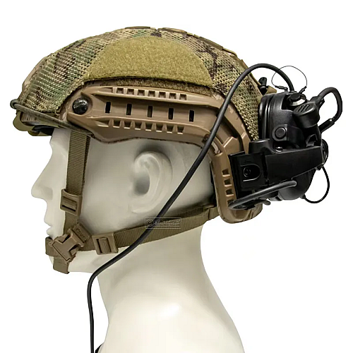 Тактические активные наушники с микрофоном EARMOR M32X Mark3 Черный (2055717662)