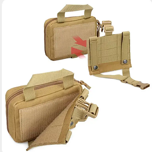 Подсумок-аптечка No Brand Molle 18х12.5х8.5 см Хакі (2058315752)
