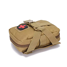 Подсумок-аптечка No Brand Molle 18х12.5х8.5 см Хакі (2058315752)
