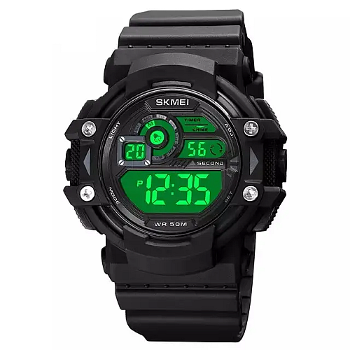 Чоловічі спортивні наручні годинники Skmei 1778 Чорний