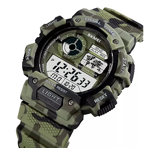 Чоловічі спортивні годинники Skmei 1723 Камуфляж