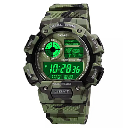 Чоловічі спортивні годинники Skmei 1723 Камуфляж