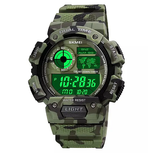 Чоловічі спортивні годинники Skmei 1723 Камуфляж