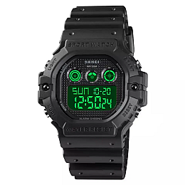 Спортивные мужские часы Skmei 1606 Черный