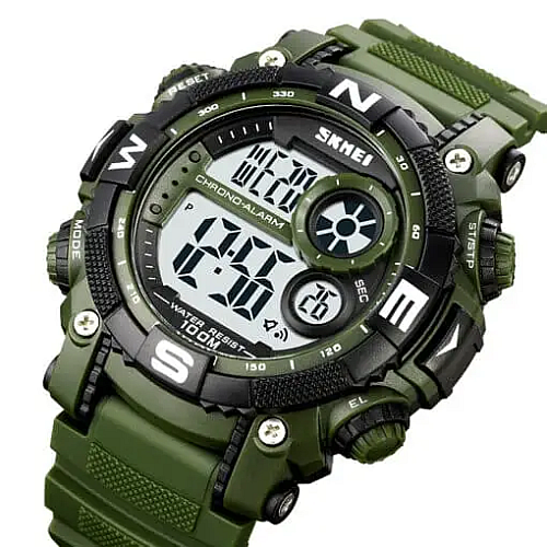 Чоловічі наручні кварцеві годинники Skmei 1887 Зелений