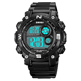Чоловічі наручні кварцеві годинники Skmei 1887 Чорний