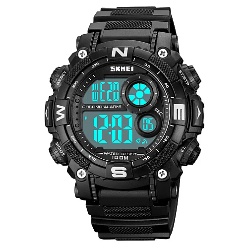 Чоловічі наручні кварцеві годинники Skmei 1887 Чорний