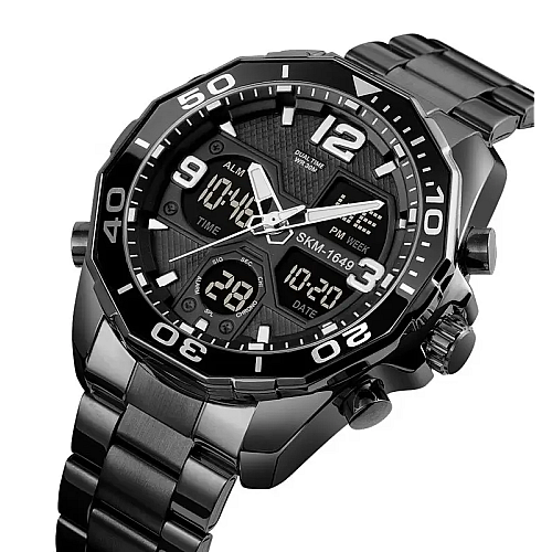 Мужские наручные часы Skmei 1649 Черный