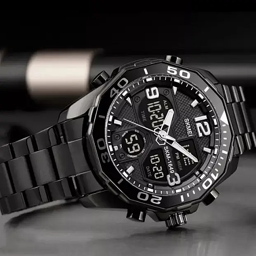 Мужские наручные часы Skmei 1649 Черный