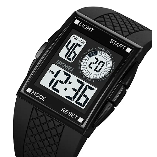 Чоловічі наручні кварцеві годинники Skmei 1967 Чорний