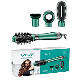 Стайлер-фен для укладки волос VGR V-493 Бірюзовий