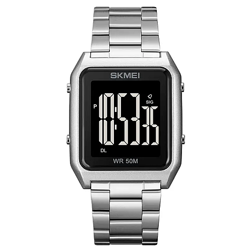 Мужские наручные часы Skmei 1879 Серебристый