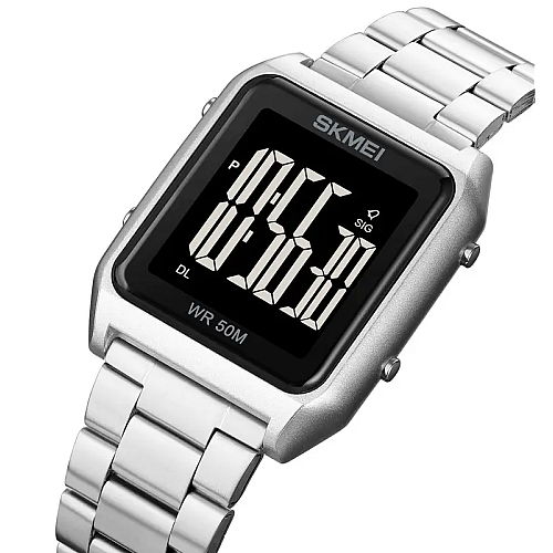 Мужские наручные часы Skmei 1879 Серебристый