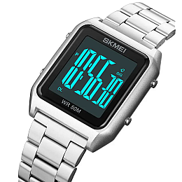Мужские наручные часы Skmei 1879 Серебристый