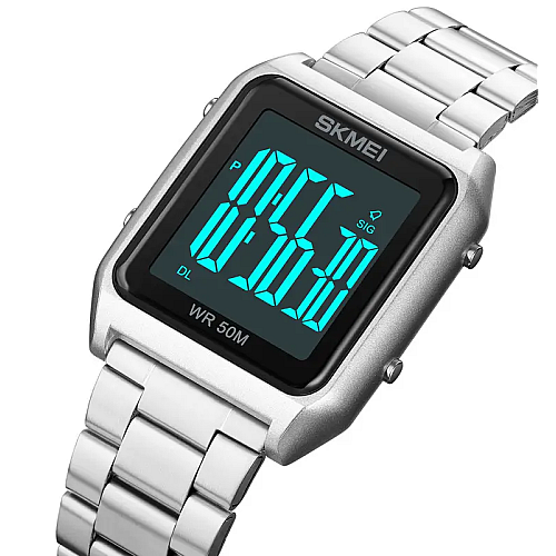 Мужские наручные часы Skmei 1879 Серебристый