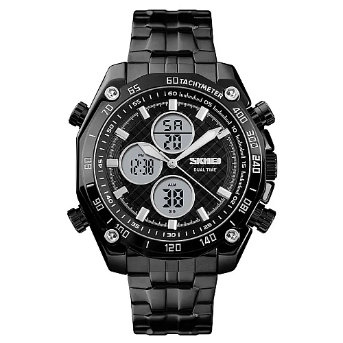 Чоловічі наручні класичні годинники Skmei 1302 Ч