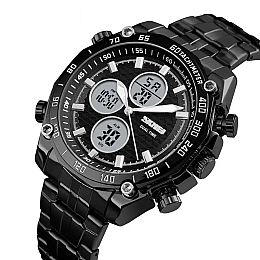 Чоловічі наручні класичні годинники Skmei 1302 Ч