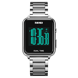 Чоловічі наручні класичні годинники Skmei 1852 Сріблястий