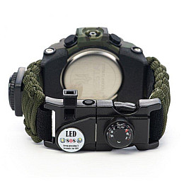 Мужські наручні годинники BESTA Life Pro з компасом Хакі