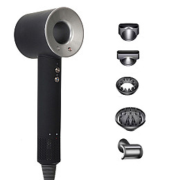 Фэн-стайлер для волос 6 в 1 Lugi Magic Hair Supersonic Premium серый (PH770G)