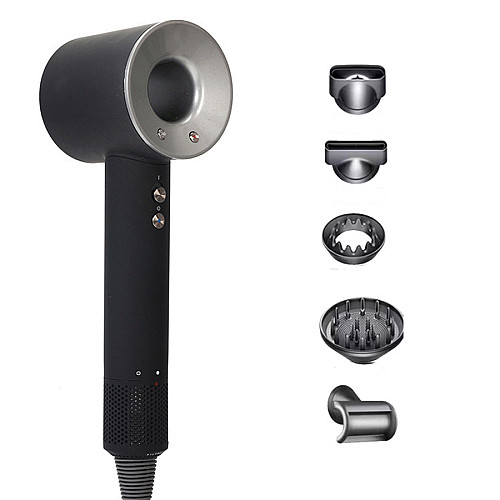 Фэн-стайлер для волос 6 в 1 Lugi Magic Hair Supersonic Premium серый (PH770G)