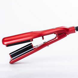 Плойка-гофре VGR V-530 глибока хвиля з червоним керамічним покриттям (HPV530)